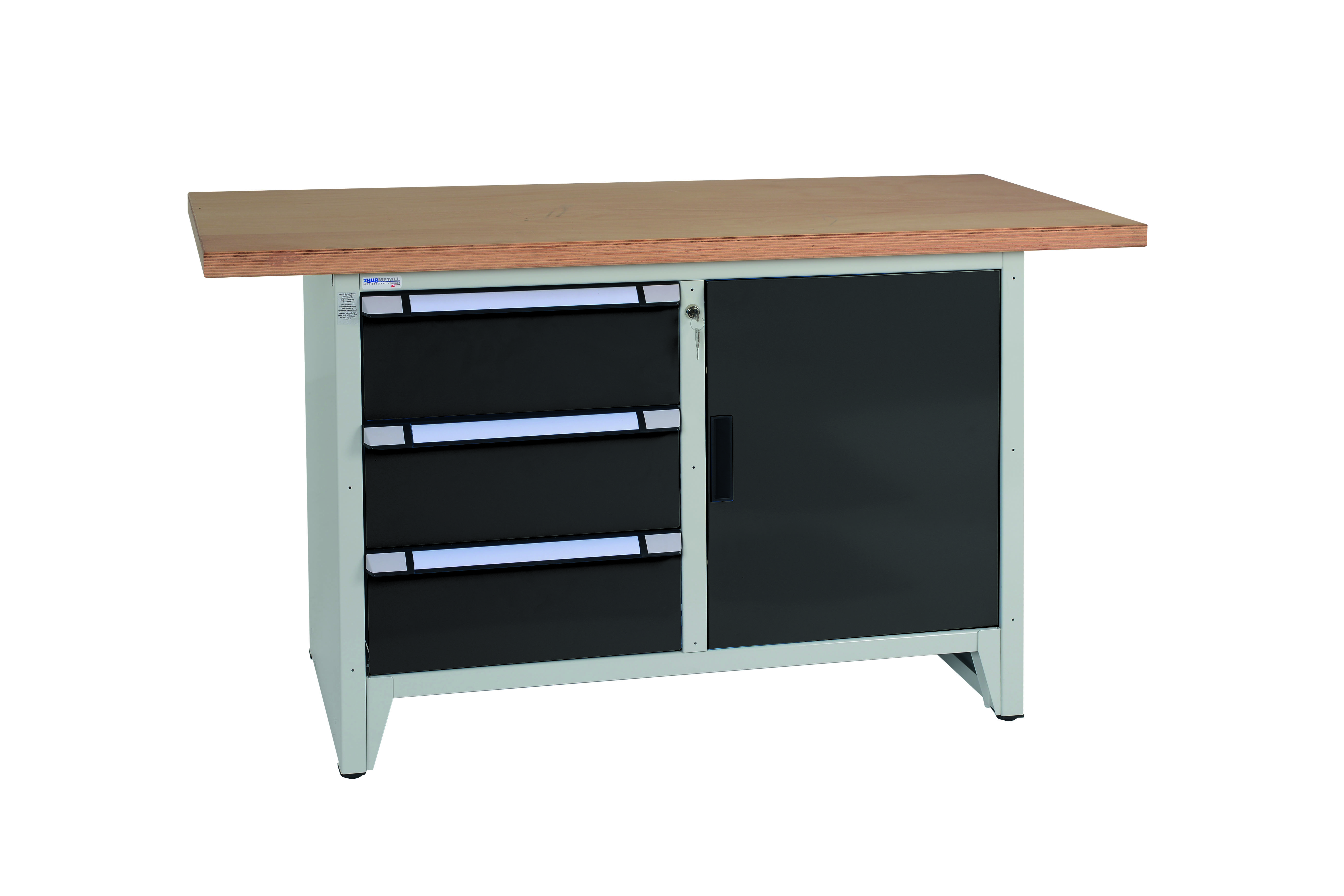 THURMETALL BANCADA DO SISTEMA 3 GAVETAS, 1 PORTA