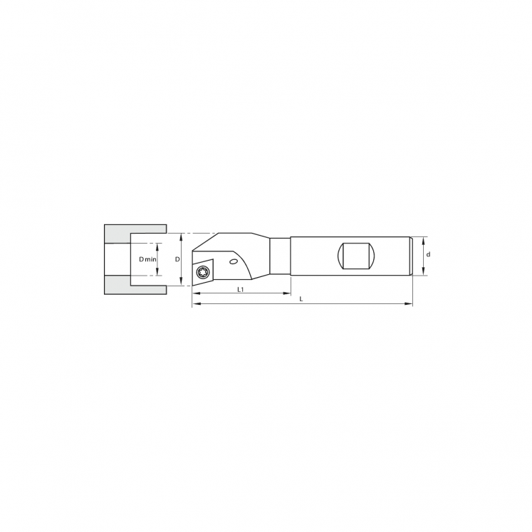 KERFOLG FRESA DE PASTILHA PARA FACEAMENTO E DESBASTE - 1 PONTA DE CORTE