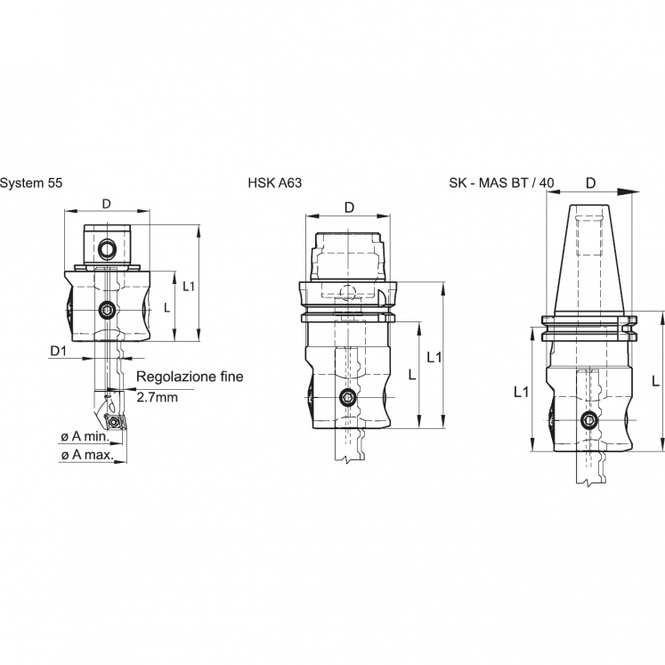 SWISS MBM KIT DE MANDRILAMENTO DE ALTA PRECISãO Ø9,75-Ø88,10