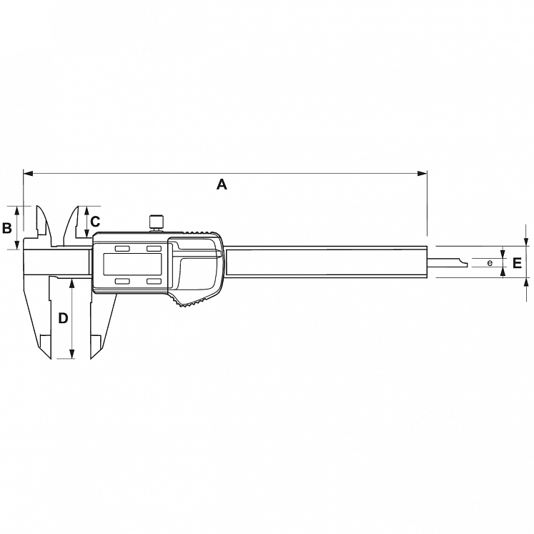PAQUÍMETROS DIGITAIS COM FUNCIÓN ABSOLUTA