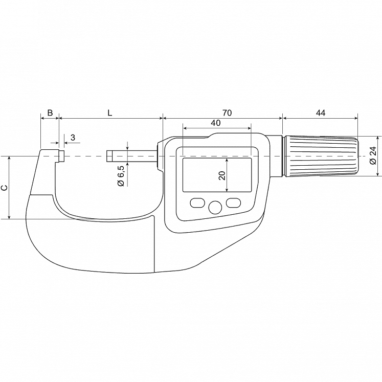 MICRÓMETROS DIGITAIS IP67