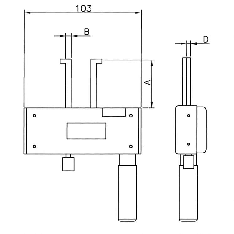 ALPA D2100 BA390 CALIBRE DIGITAL MEDIÇÃO INTERIORES