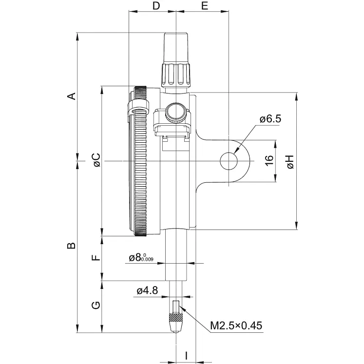 MITUTOYO COMPARADOR CENTESIMAL  Ø 57 SERIE 2