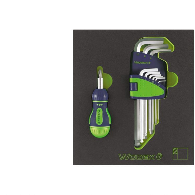 WODEX KIT DE CHAVES L SEXTAVADAS LONGAS E CHAVE DE FENDAS