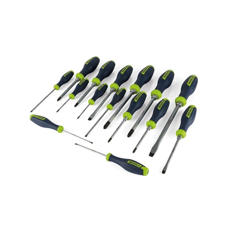 WODEX E6090 JOGO CHAVES PONTA PLANA E EM CRUZ PH/PZ