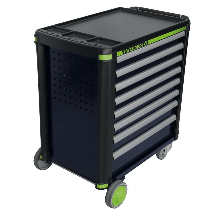 WODEX CARROS PORTA FERRAMENTAS COM SUPERFÍCIE DE ABS, LATERAIS PROTEGIDAS