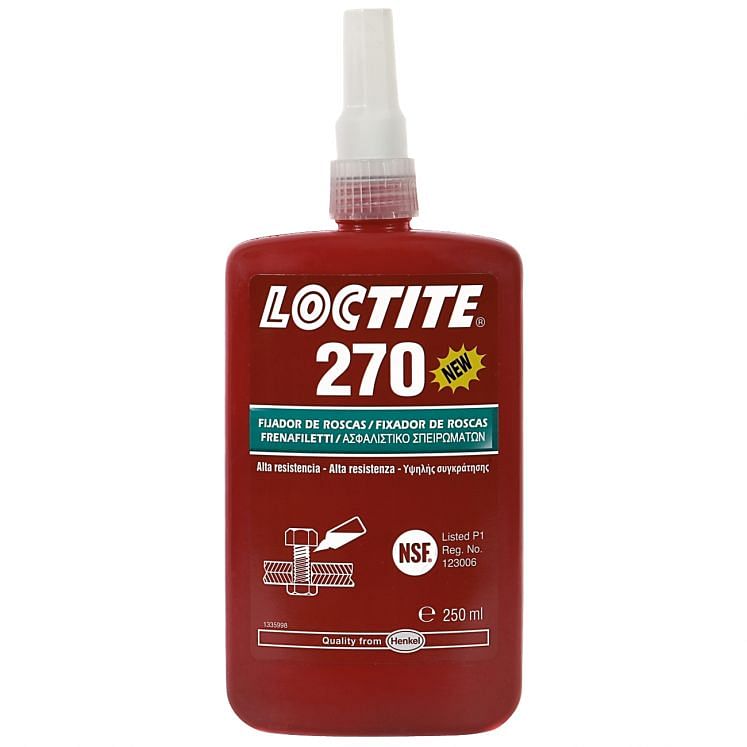 LOCTITE 270 J0125 FIXADOR ROSCAS ALTA RESISTÊNCIA MECÂNICA