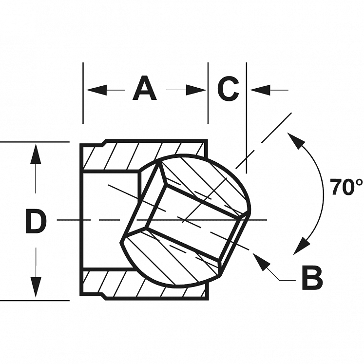 RÓTULAS MANGUEIRAS PARA TORNOS CNC - 10 BAR