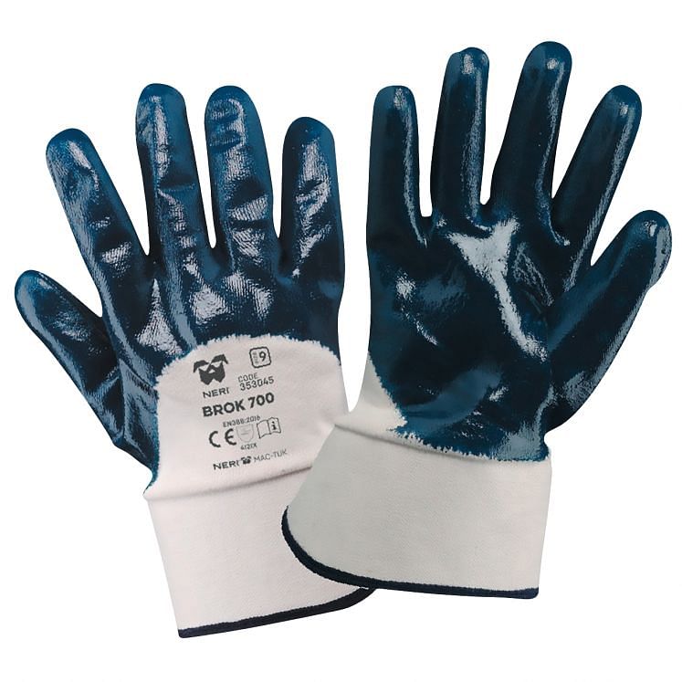 LUVAS DE ALGODÃO DE NITRILO NITROTOUGH