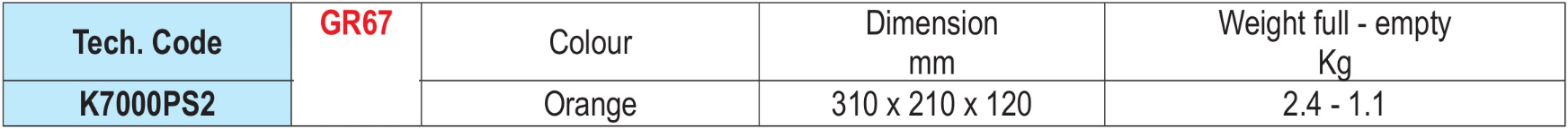 K7000 KIT DE PRIMEIROS SOCORROS