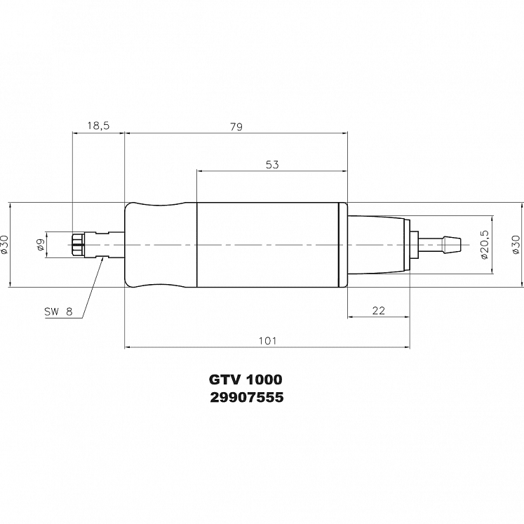 MANNESMANN DEMAG L1214 GTV1000 RETIFICADORA PNEUMÁTICA