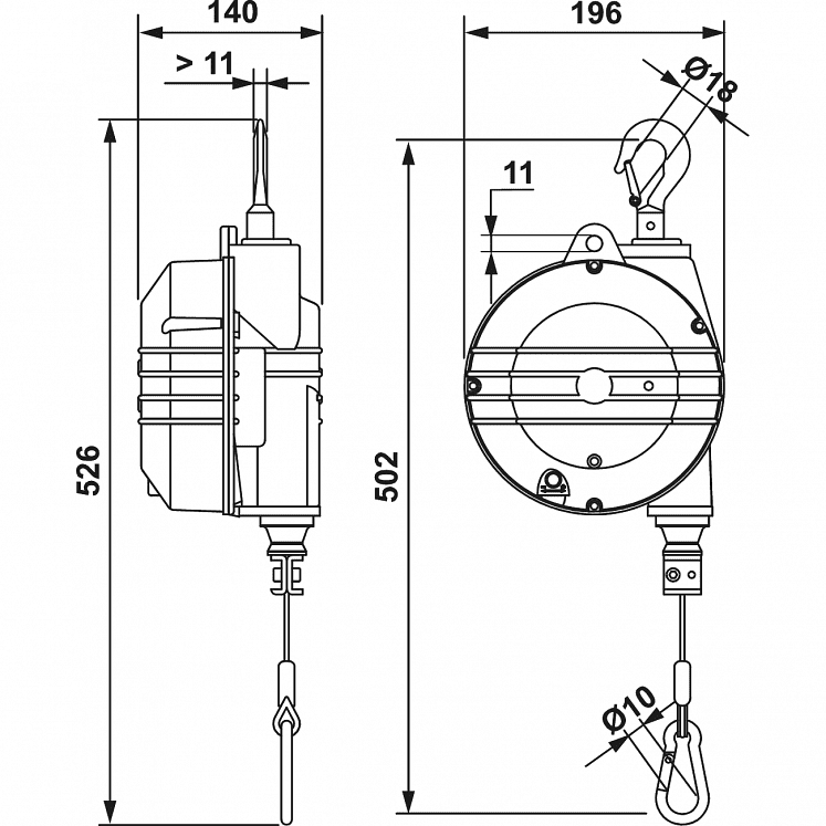 TECNA RUN 2000 L2230 CADERNAL DE SUSPENSÃO SÉRIE MÉDIA