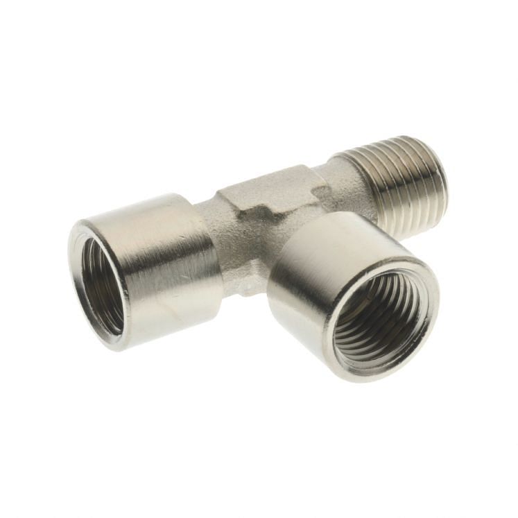 RACORES EN L FÊMEA-FÊMEA COM ROSCADO CILÍNDRICO