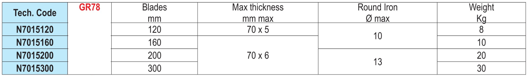 N7015 GUILHOTINA DE BRAÇO