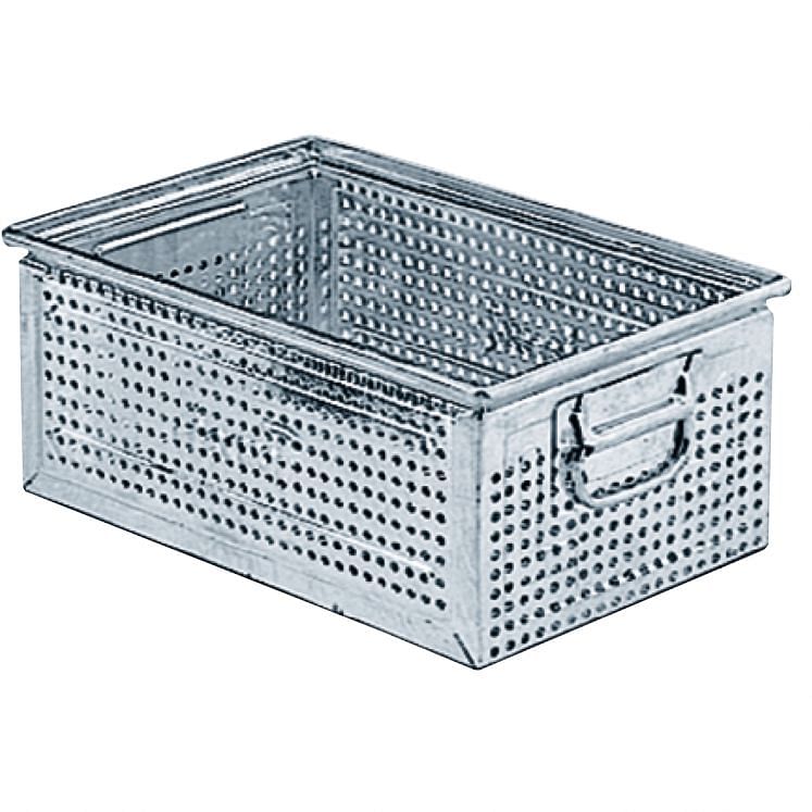 CAIXA DE METAL GALVANIZADA PERFURADA