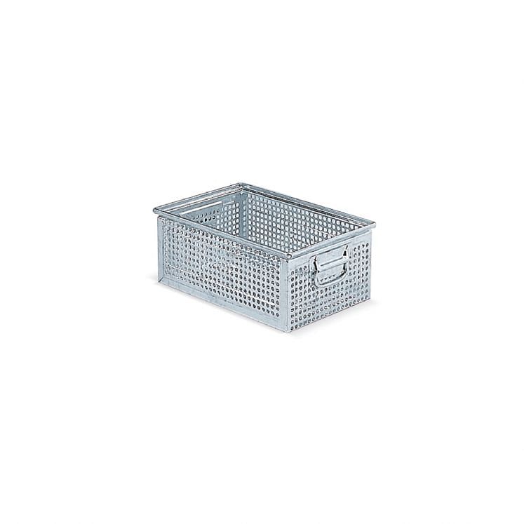 CAIXA DE METAL GALVANIZADA PERFURADA