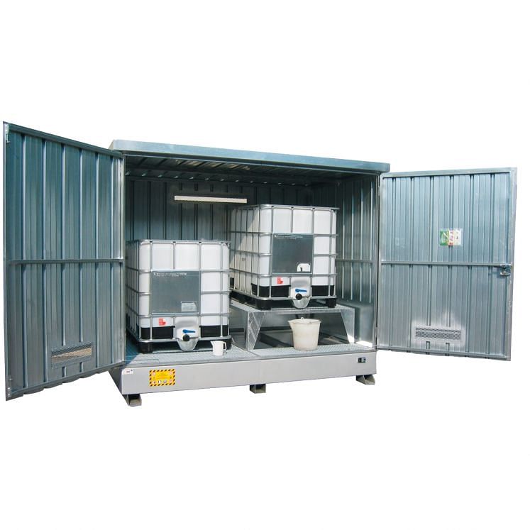 P6962 CONTENEDOR PARA ALMACENAMIENTO DE 2 CISTERNAS DE 1000 L