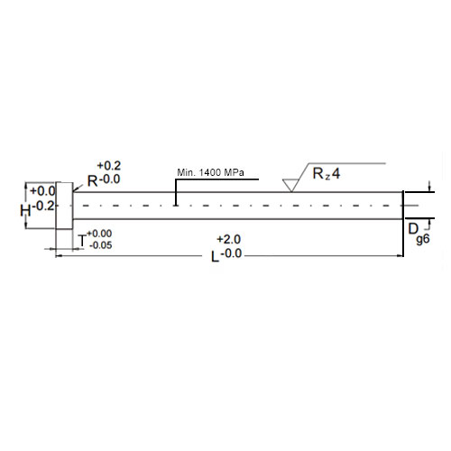 DIN 1530A Extrator Nitrurado Oxidado