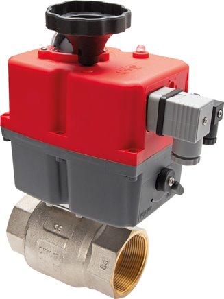 VáLVULAS DE ESFERA PARA áGUA POTáVEL, PVC-U COM ATUADOR ROTATIVO ELéTRICO, ATé 50 BAR