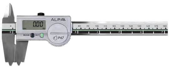 Alpa - Paquímetro Digital de Junção de Anel Pré-ajustado