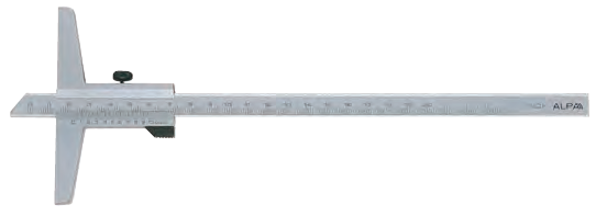 Alpa -Paquímetro de Profundidade de Corrediça ± 0.04 mm