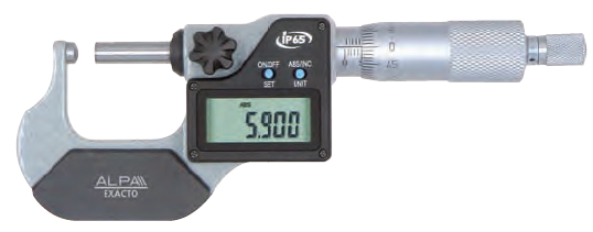 Alpa - Micrómetro de Tubo Digital IP65