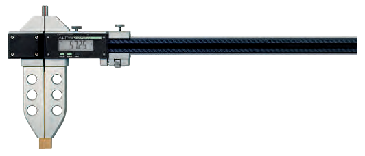 Alpa - Megaline IP67 Paquímetro Digital Pré-ajustado em Fibra de Carbono