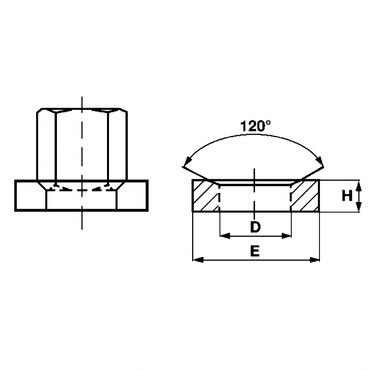 ANILHA CONCAVA C7595