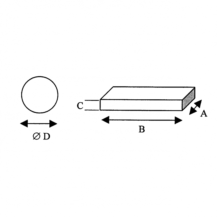 BORRACHA MAGNÉTICA EM FERRITE