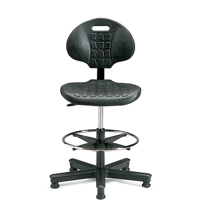 CADEIRA PRETA GIRATÓRIA COM ELEVAÇÃO P03152