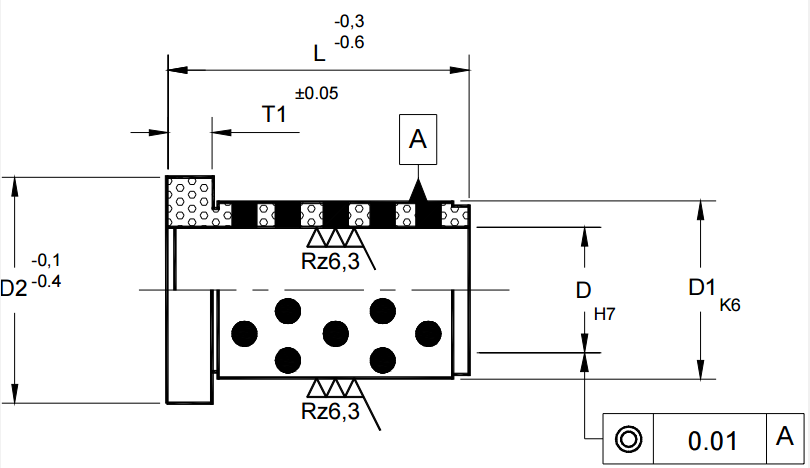Casquilhos Grafitados Std