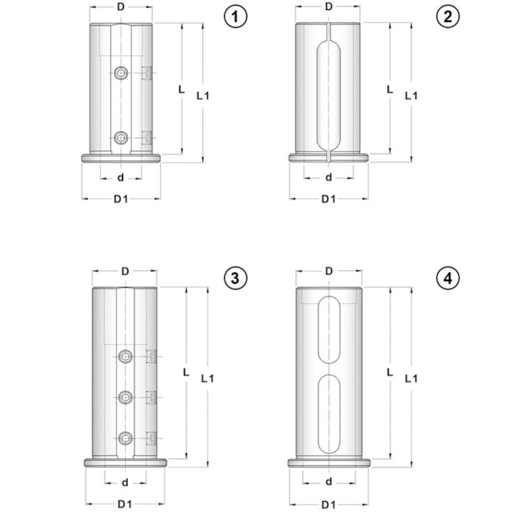 CASQUILHO REDUTOR COM TOPO ALGRA C5115