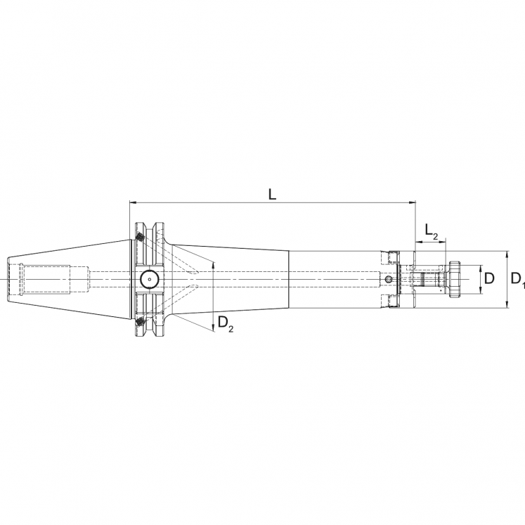 CONE COMBINADO DIN 69871 SK AD+B EROGLU C0096