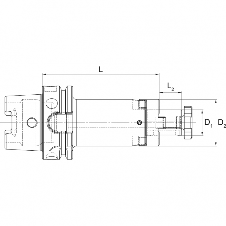 CONE COMBINADO DIN 69893 HSK A EROGLU C2096