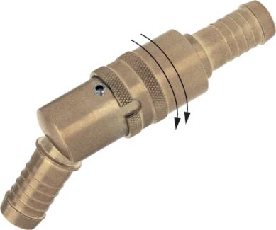 Tomadas de acoplamento, rosca macho, reta, DN 6 (espigão de 9 mm)