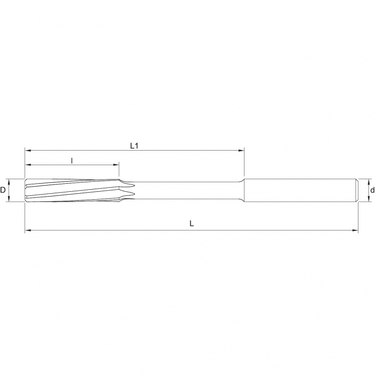 KERFOLG A6032 MANDRIL DE MáQUINA HSSE TIAIN