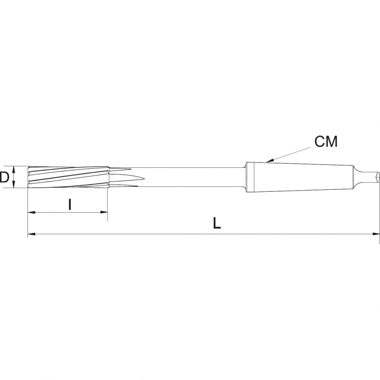 WRK A6050 MANDRIS DE MáQUINA CM HSSE