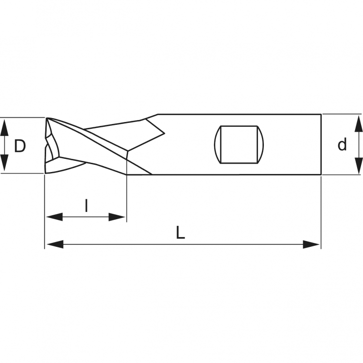 WRK A5025 DIN844A FRESAS Z3 HSS CO8 MULTILAYER BASE TIAIN-TIN