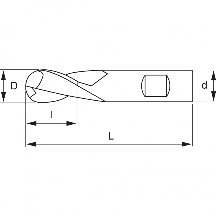 WRK A5040 DIN327B FRESAS PONTA CILINDRICA Z2 HSS CO8