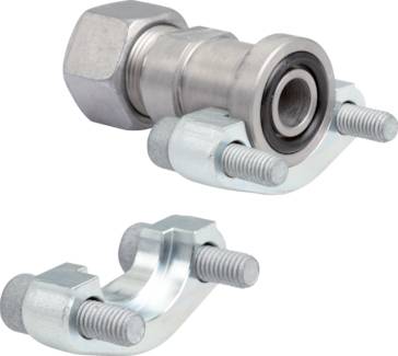 Juntas de parafuso de flange retas com flange SAE dividido, 6000 PSI (ISO 6162-2)