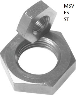 Contraporcas (rosca do tubo Whitworth)