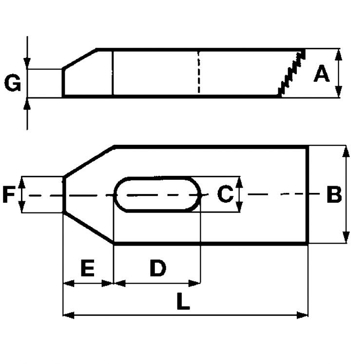 GRAMPO DENTADO C7424