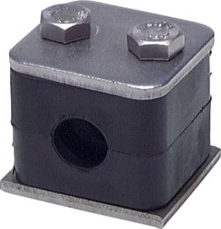 Braçadeiras de tubos de aço inoxidável - série leve, DIN 3015 T1