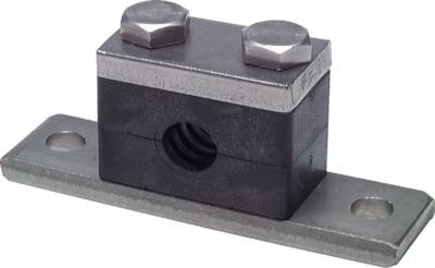 Braçadeiras de tubos de aço inoxidável - série para serviços pesados, DIN 3015 T2