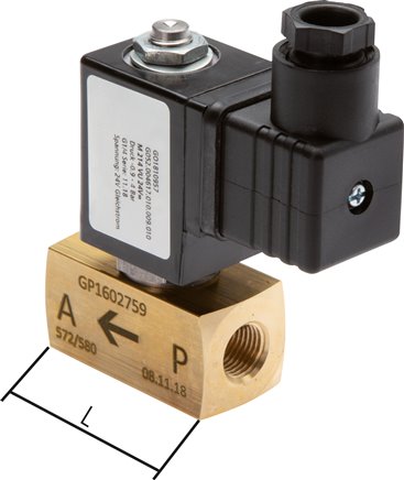 Válvulas de vácuo de 2 vias - controle direto sem ar externo