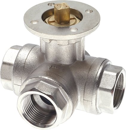 VáLVULAS ESFERA DE 3 VIAS COM FLANGE DE MONTAGEM DIRETA (ISO 5211), PN 40