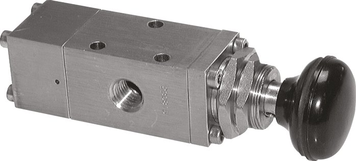 Válvulas acionadas por botão de 3-2 vias e 5-2 vias feitas de aço inoxidável