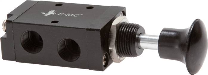 Válvulas de alavanca manual axial de 3 vias, modelo série VL