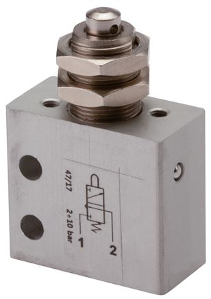 Válvulas de came de 3 vias e válvulas de rolo, padrão