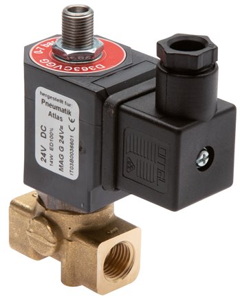 Válvulas solenóides de 3-2 vias de latão